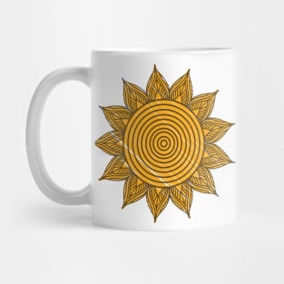 Bright Sun Mandala Mug